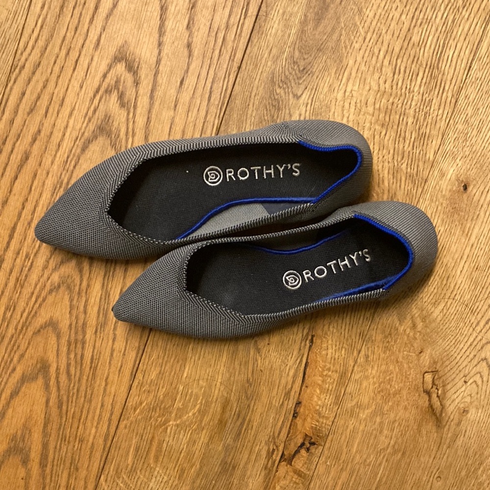 Rothy’s grey washable flats